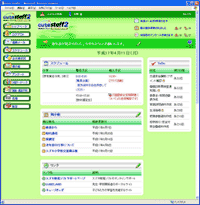 キュートスタッフ２　トップ画面
