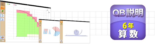ＱＢ説明 算数 ６年 円の面積